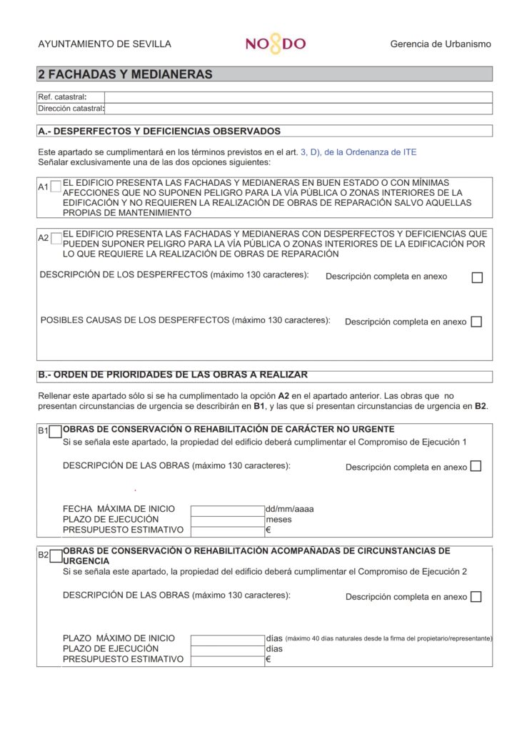 Modelo Oficial Informe ITE Sevilla