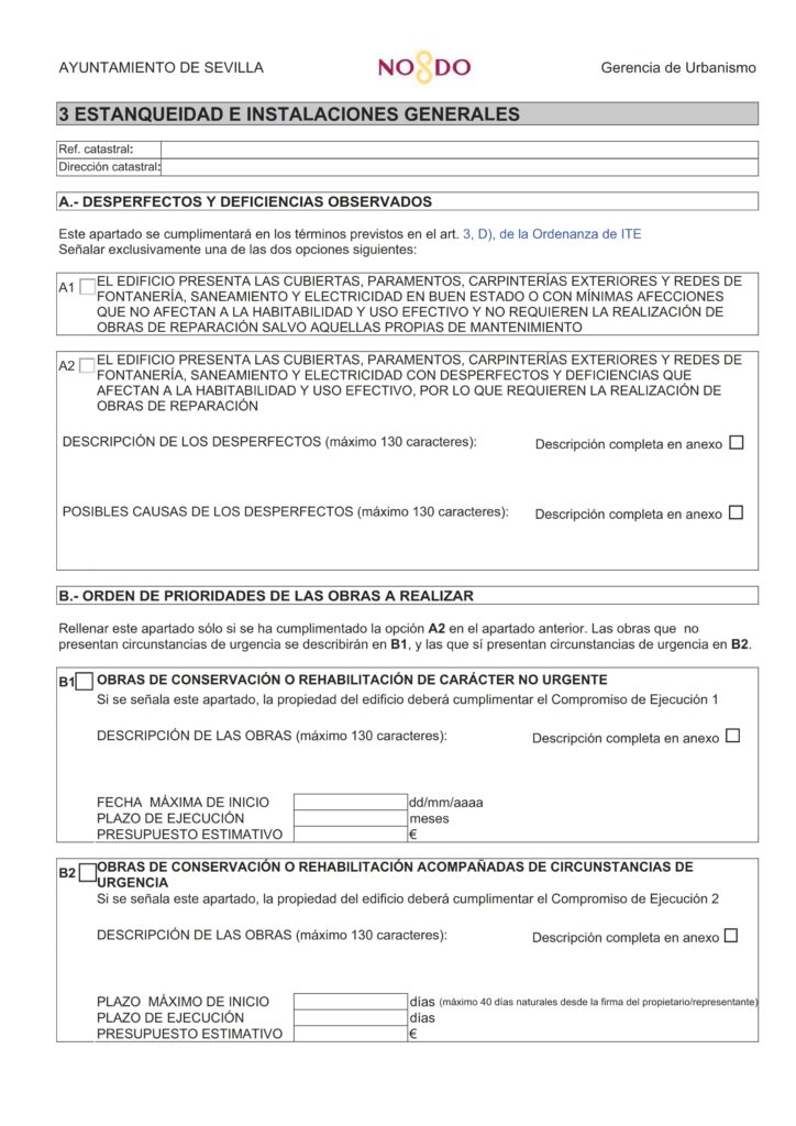 Modelo Oficial Informe ITE Sevilla